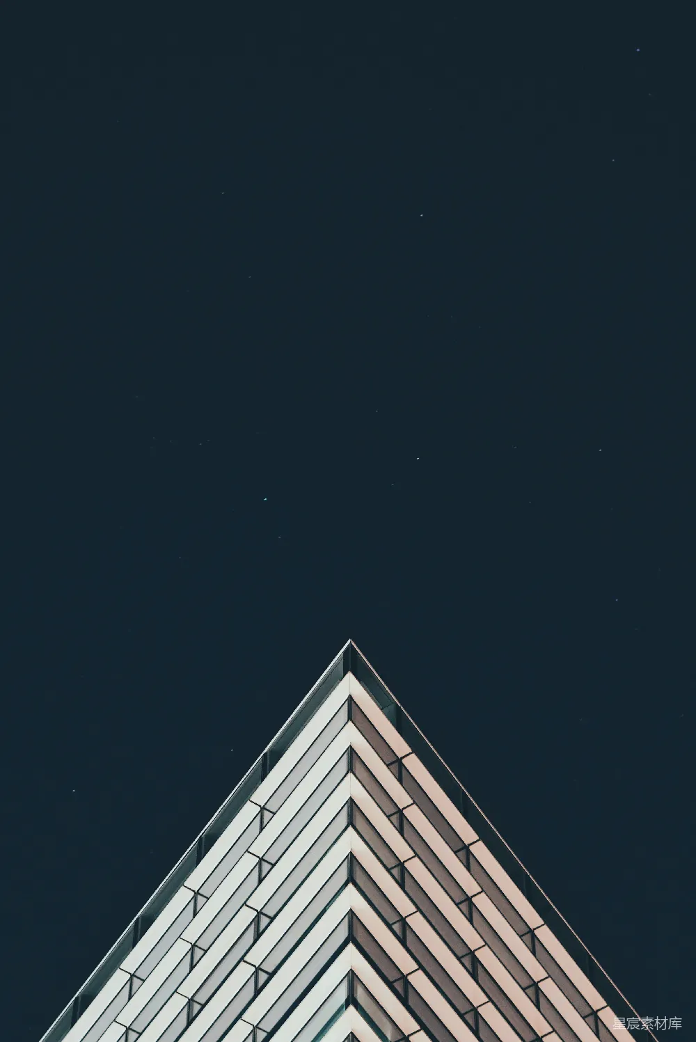 高清摄影 壁纸 星星下的白色建筑
