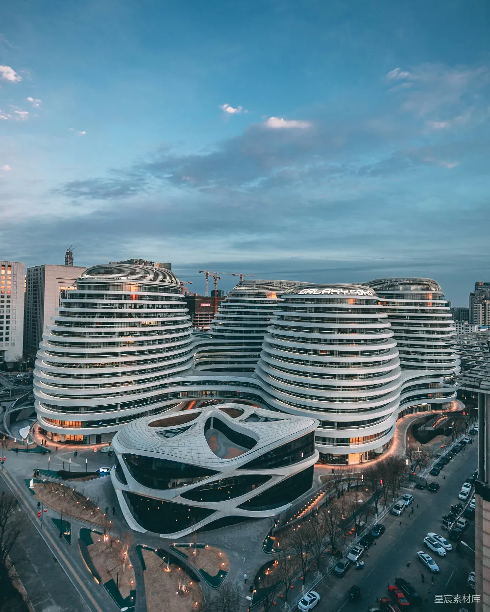 高清摄影  白色现代建筑
