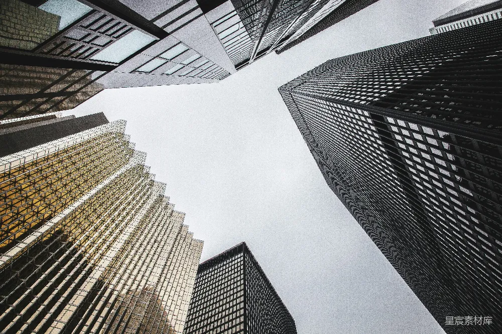 高清摄影  低角度拍摄高层建筑