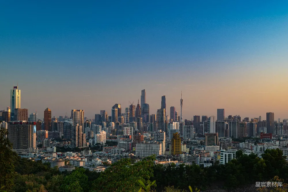 高清摄影 壁纸 从山上俯瞰城市景色