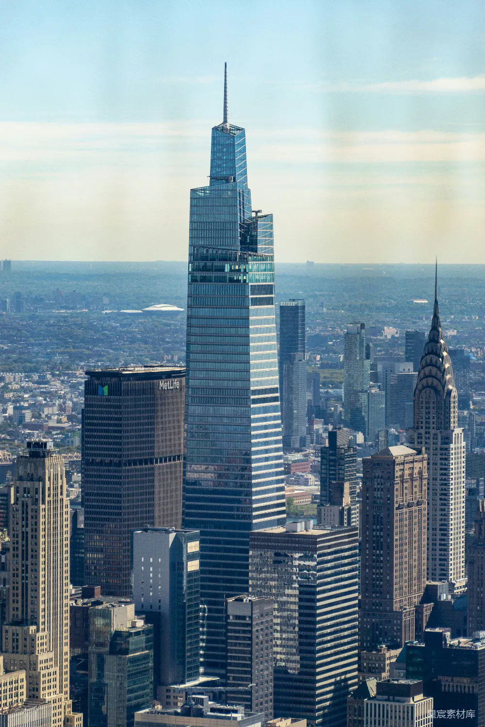 Willis Towers with tall buildings