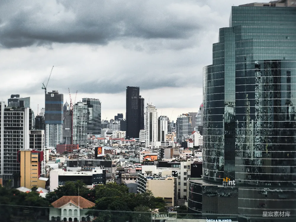 高清摄影  一座高楼林立的城市
