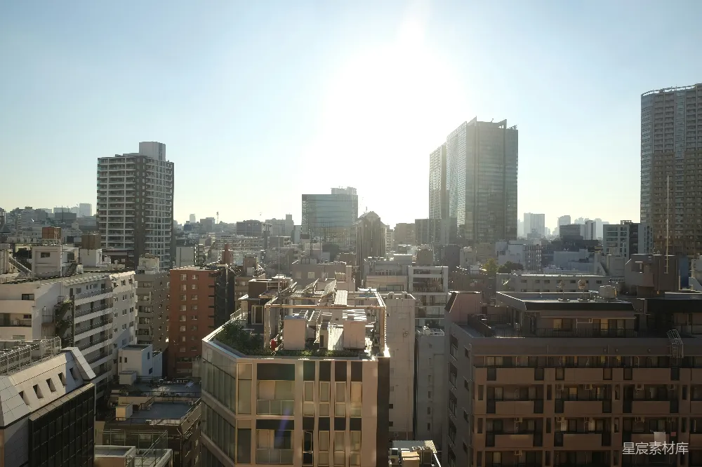 高清摄影  白天的高层建筑