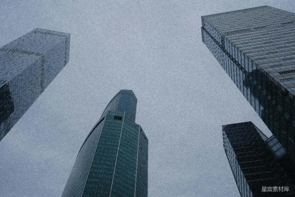 高清摄影  一组摩天大楼