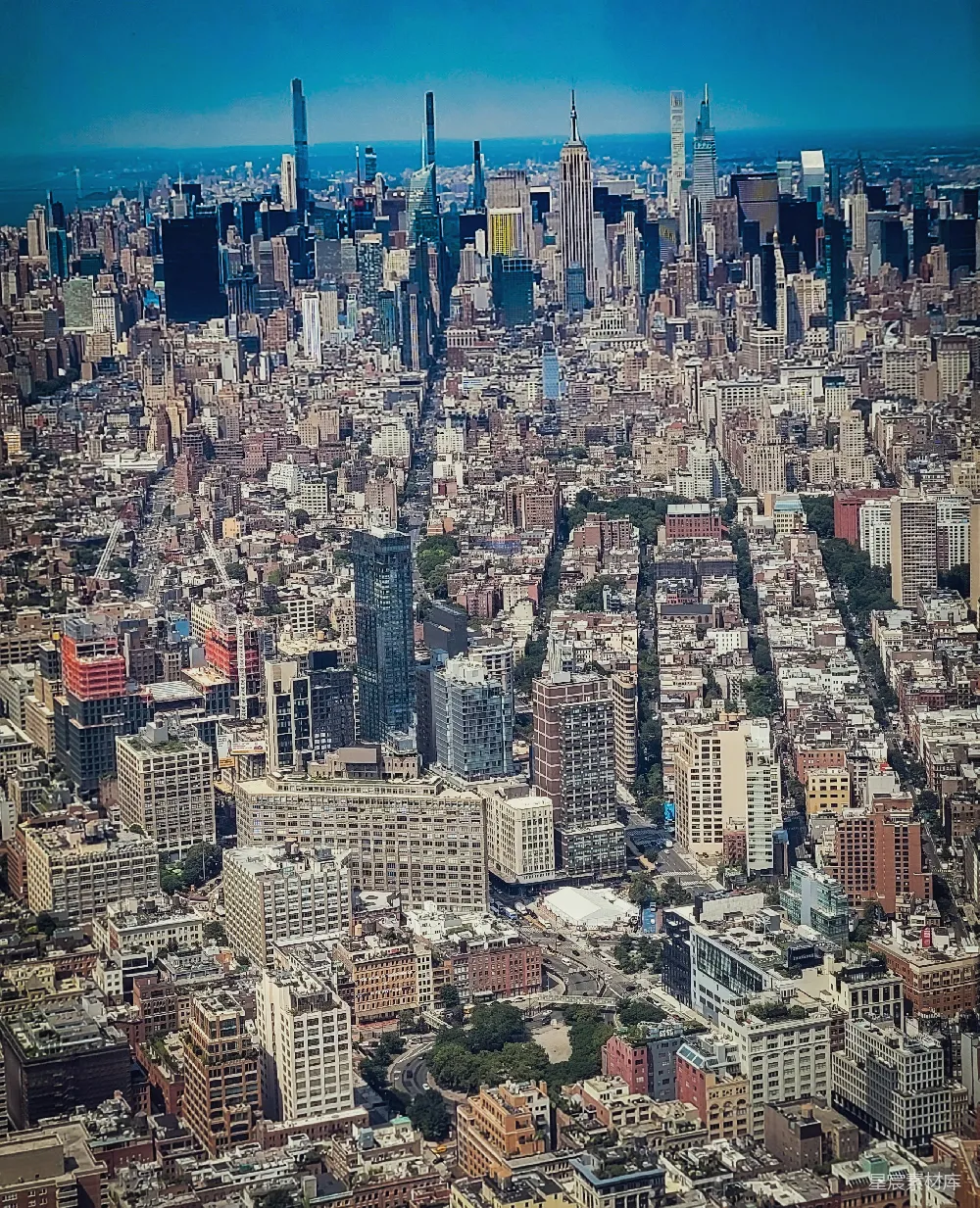 高清摄影  一个有很多建筑物的城市