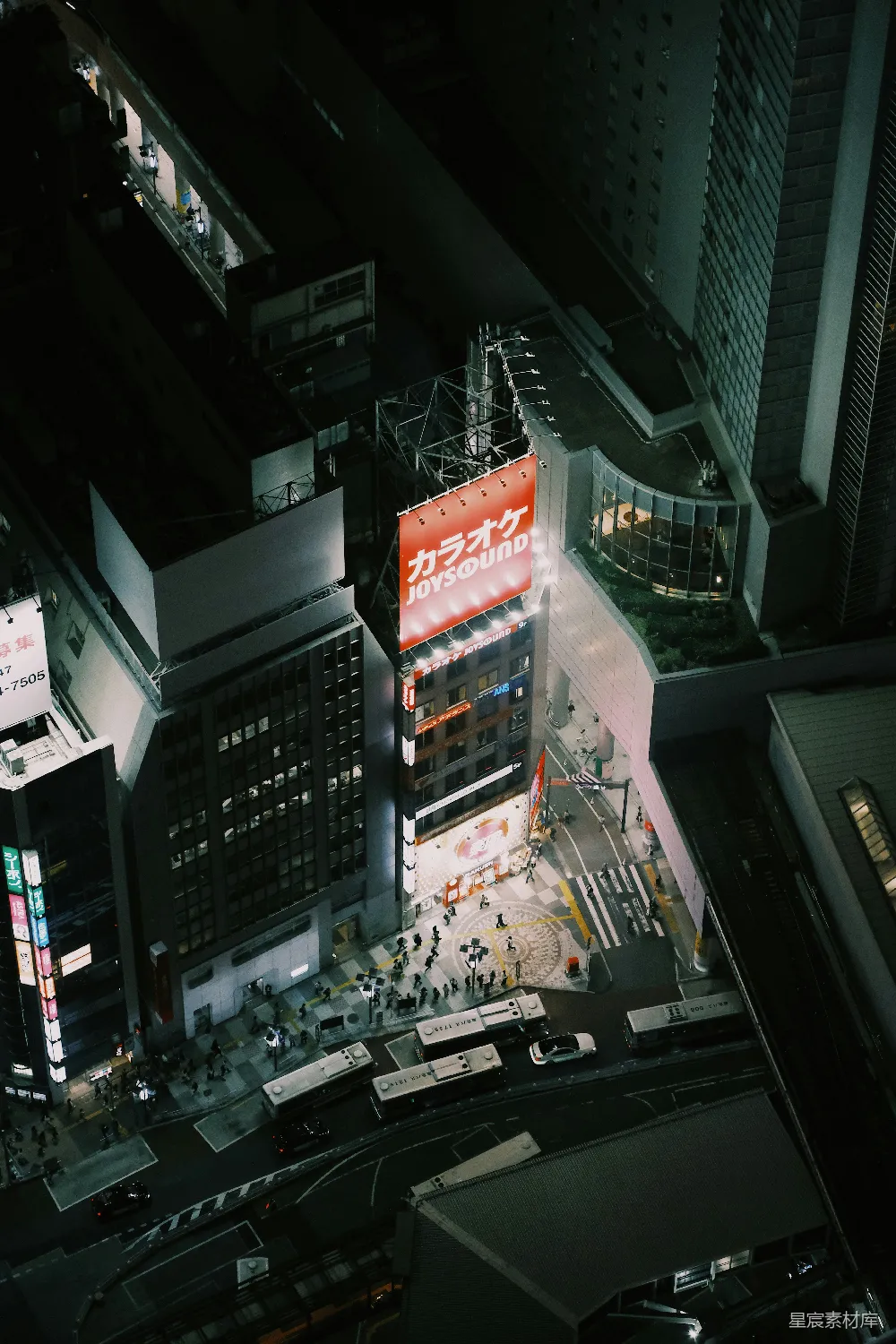 高清摄影 壁纸 旅行 夜晚城市的空中俯瞰