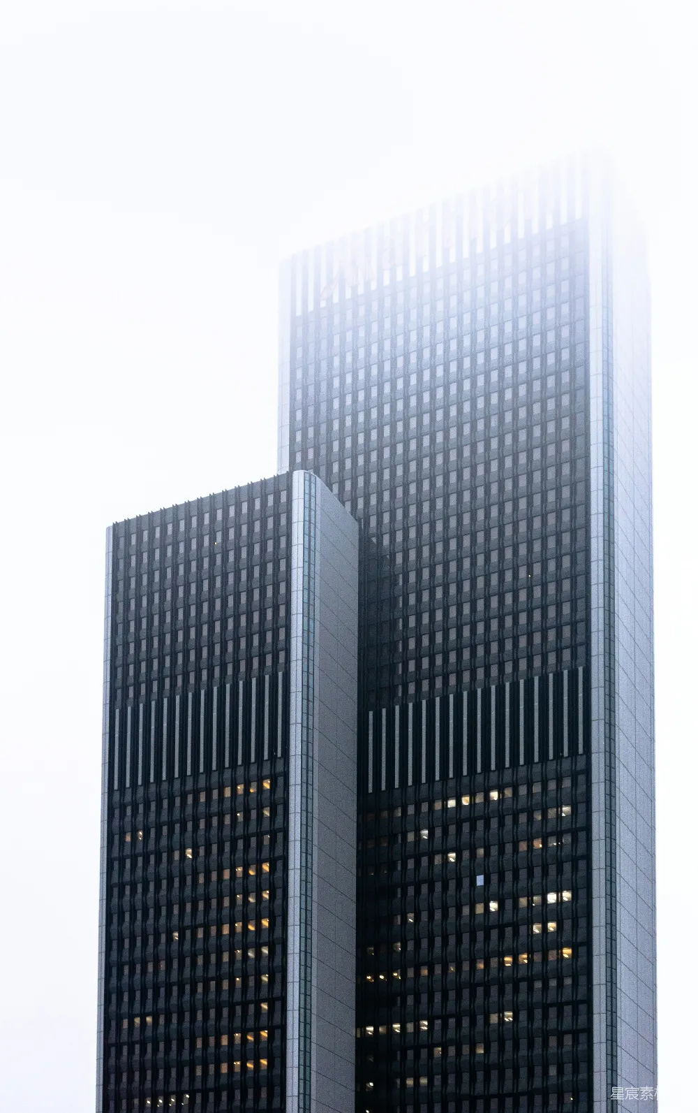 高清摄影  两座高层建筑