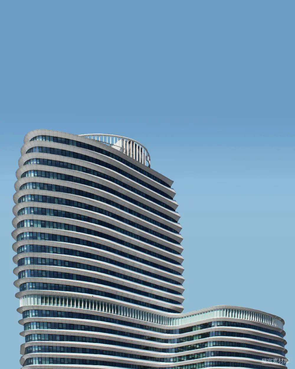 高清摄影  白色高层建筑