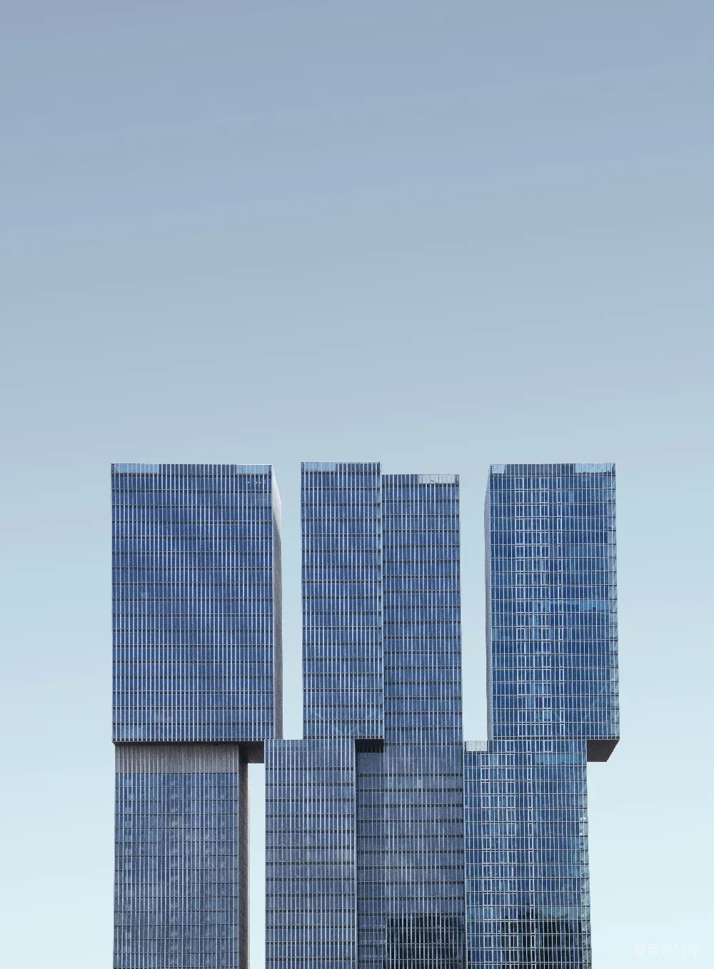 高清摄影  黑色混凝土建筑