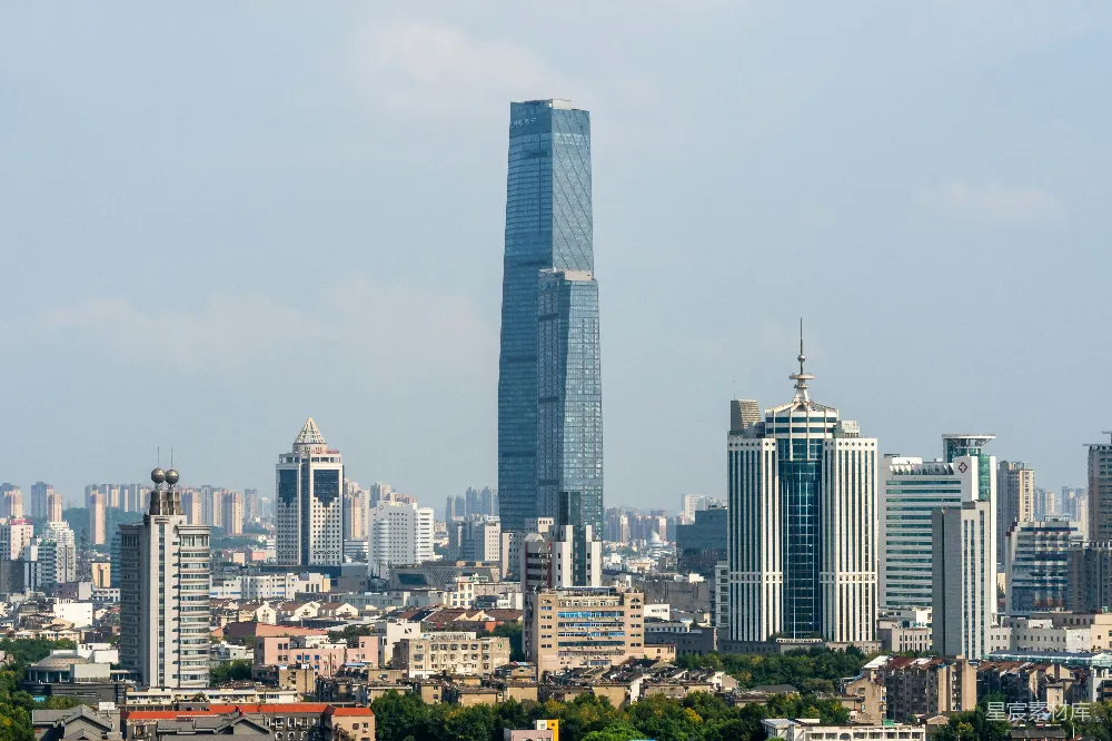高清摄影  一座城市的景色，高楼林立。