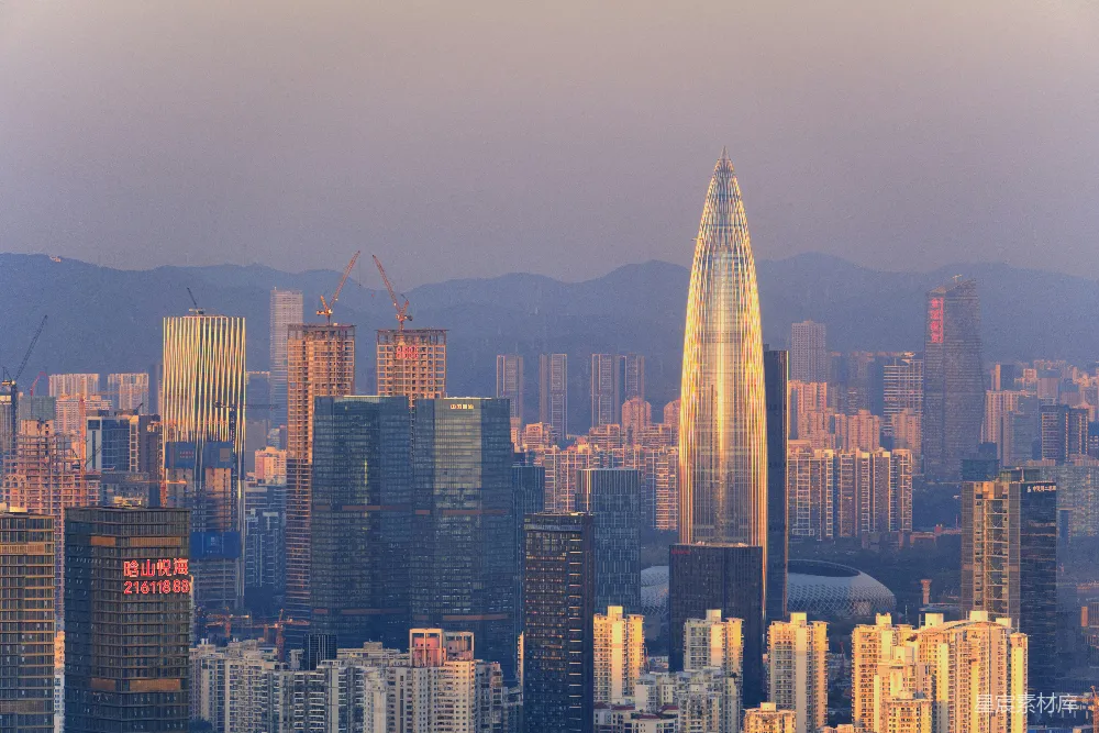 高清摄影  白天的高层建筑
