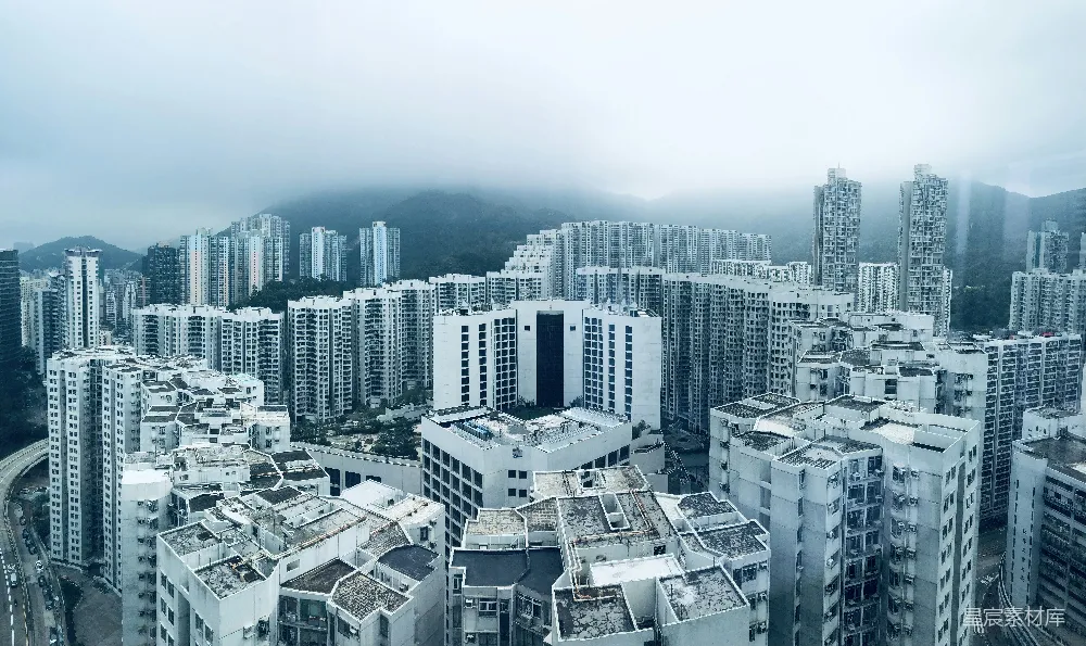 高清摄影  高层建筑的航拍摄影