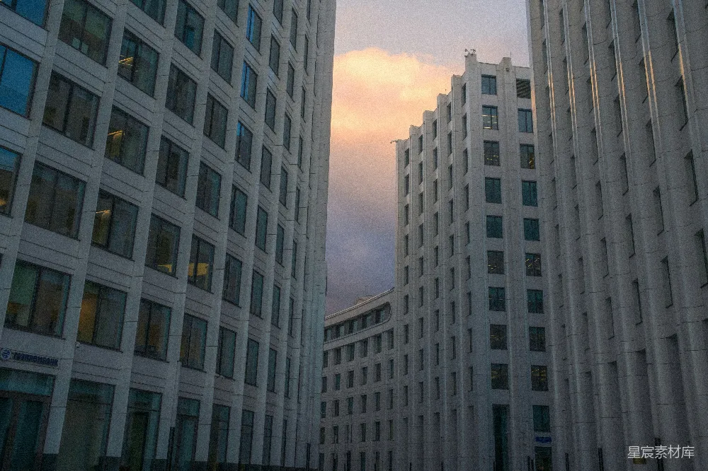 高清摄影  城市中的高楼建筑