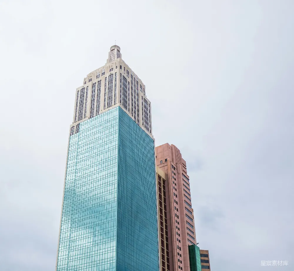 高清摄影  高层建筑的镜像