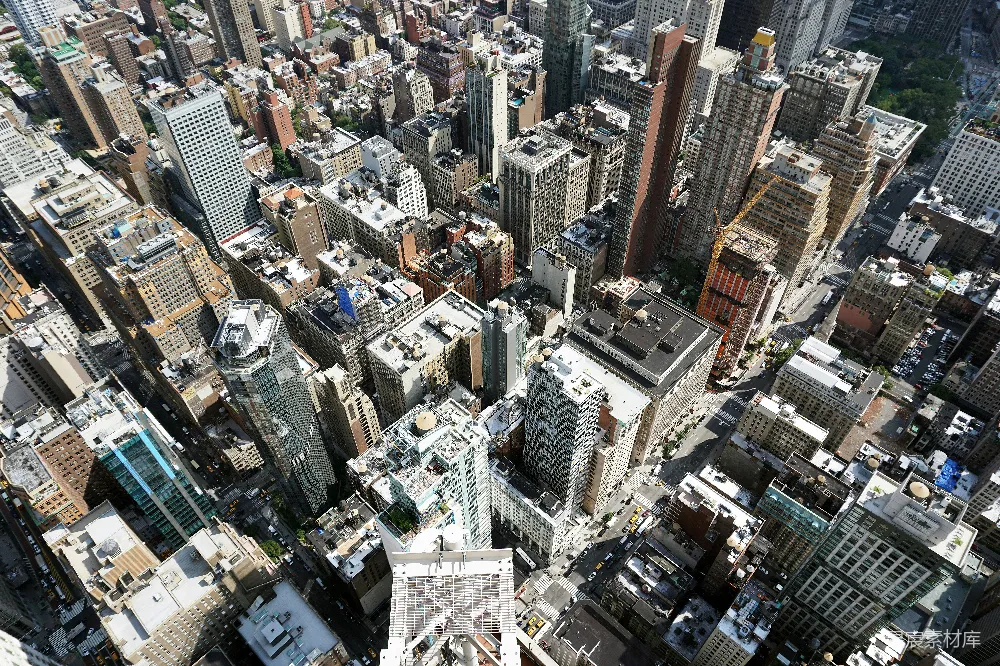 高清摄影  高层建筑的航拍摄影