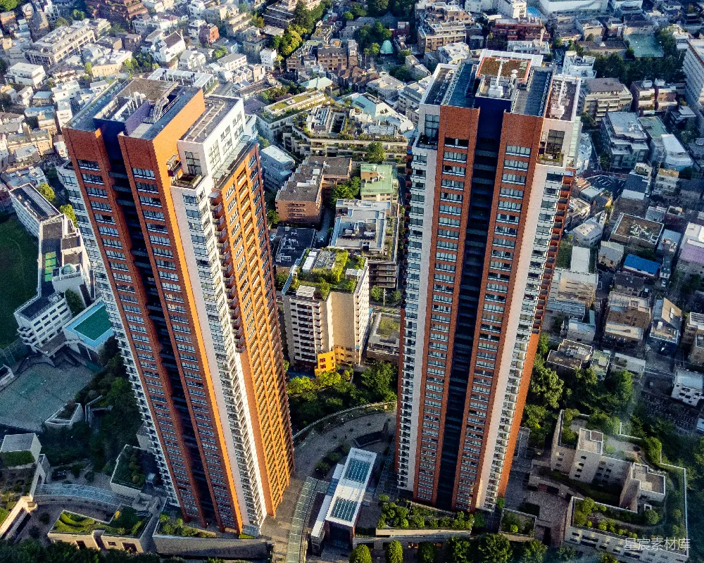 高清摄影  白天的高层建筑