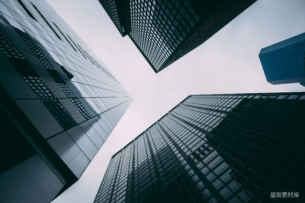 高清摄影  高层建筑的低角度摄影