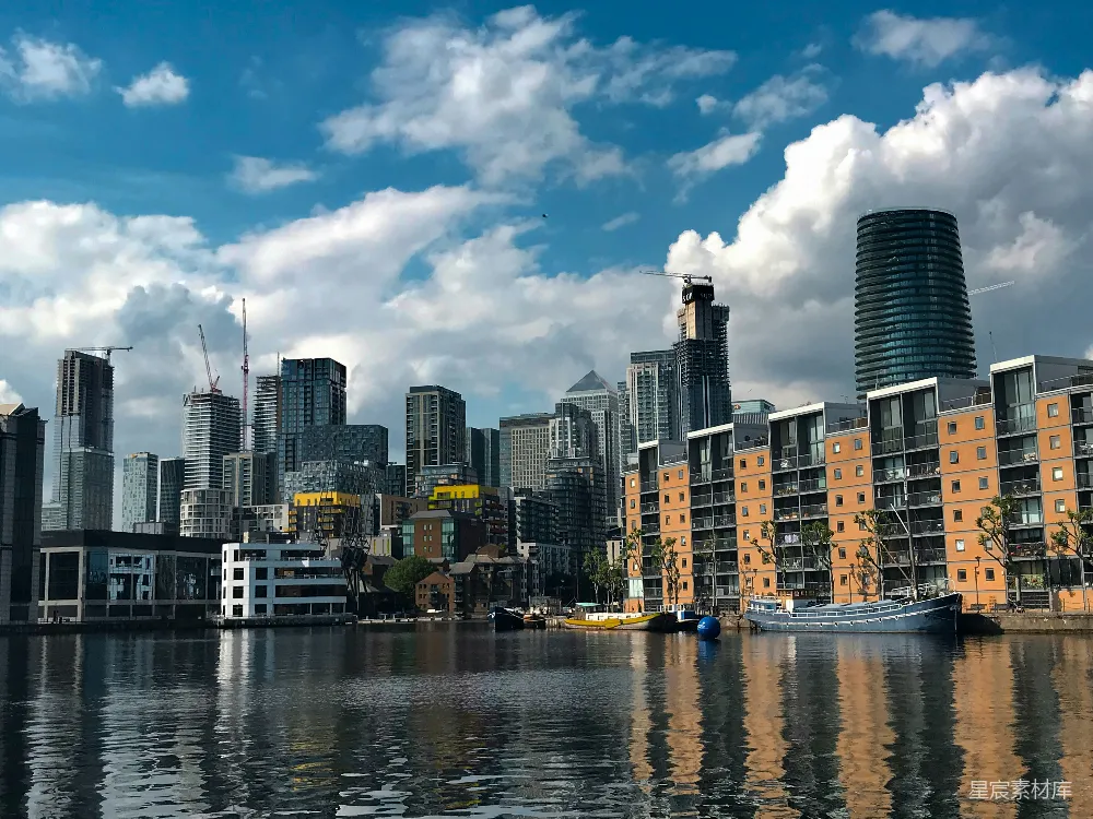 高清摄影 壁纸 白天跨过水体的天际线城市景观