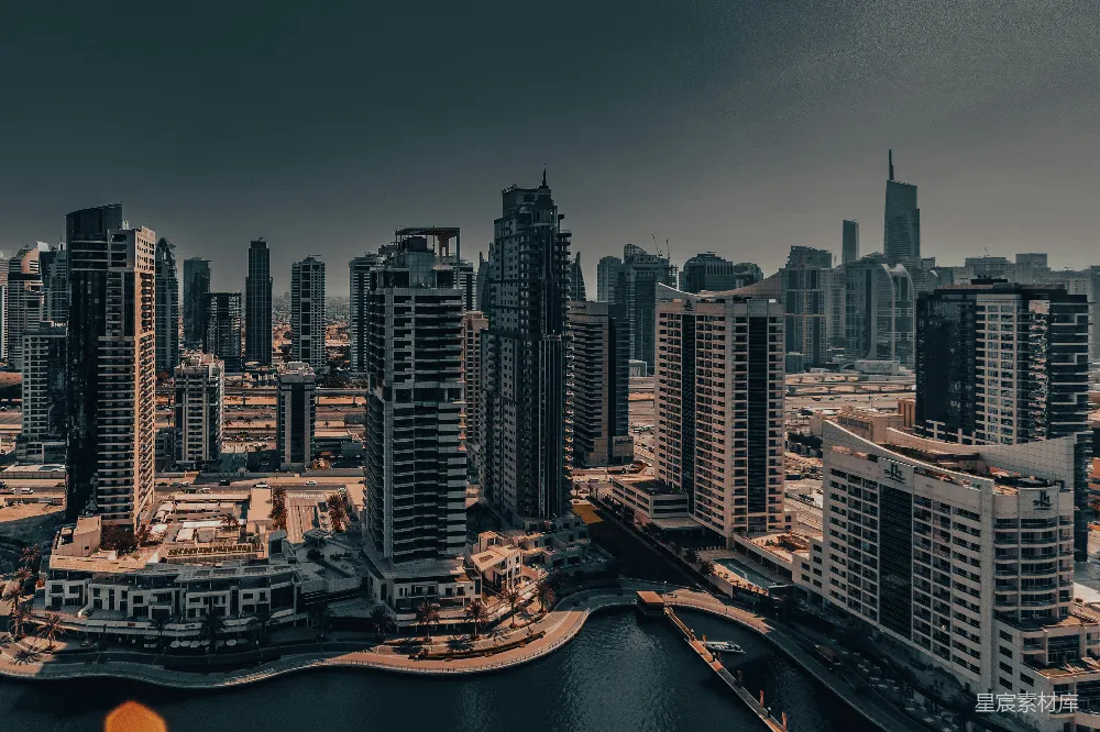 高楼大厦中的城市风景