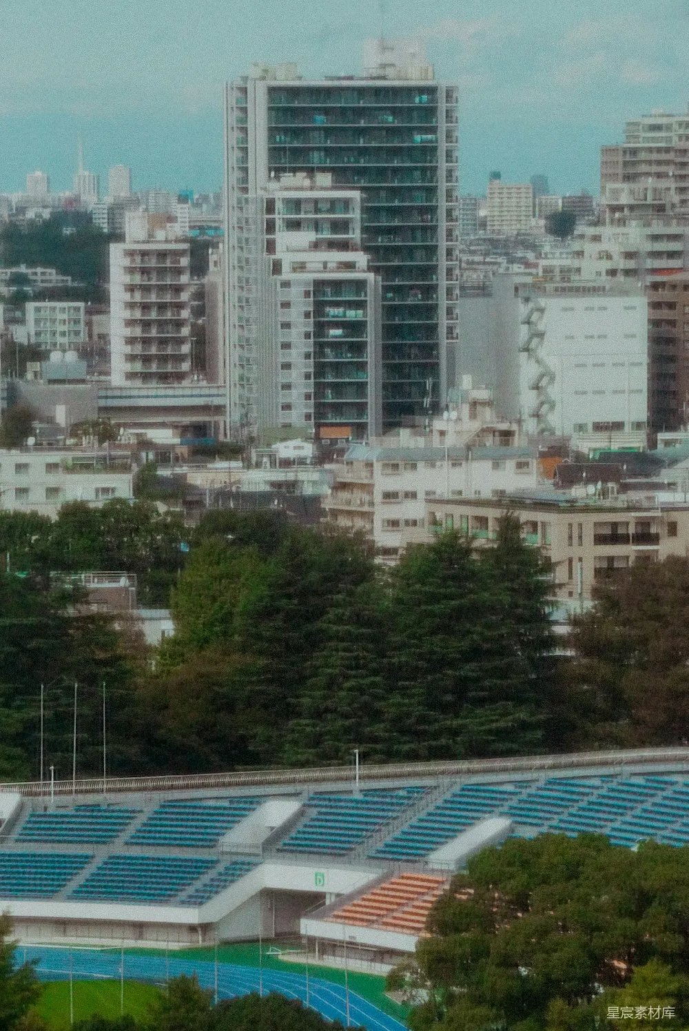 远处城市的景象