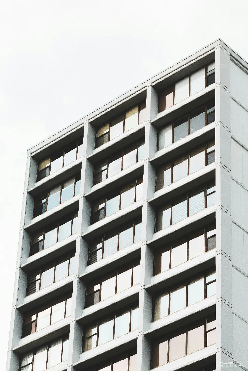 高清摄影  白色高层建筑