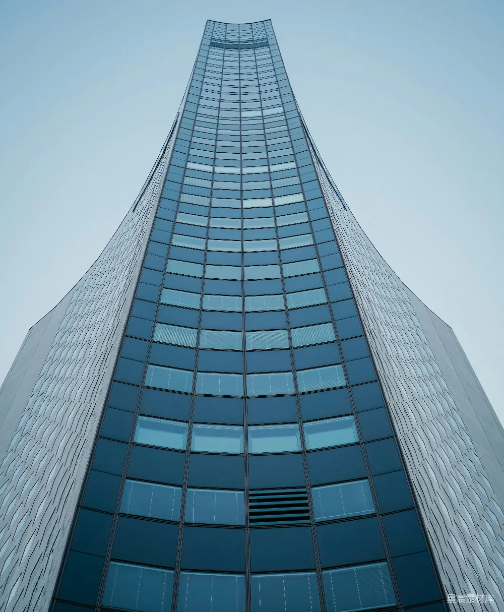 高清摄影  黑灰色建筑的建筑摄影