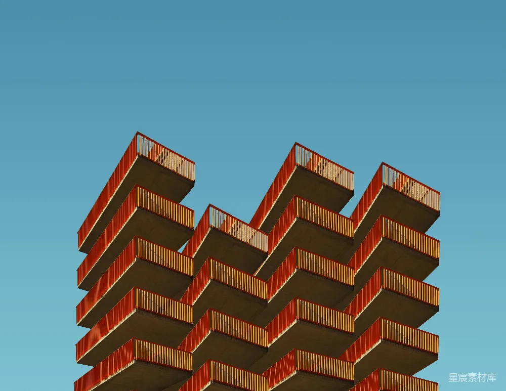 高清摄影  棕色建筑插图