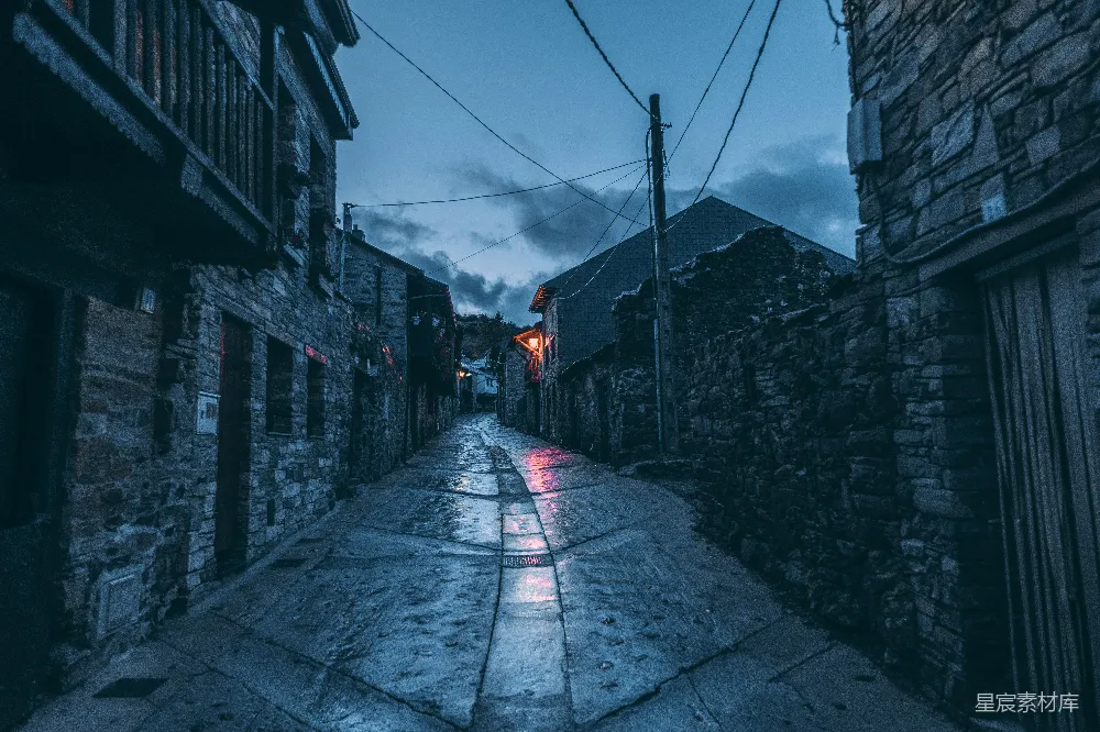 高清摄影 旅行 自然 电影 壁纸 白天建筑物之间的空旷街道