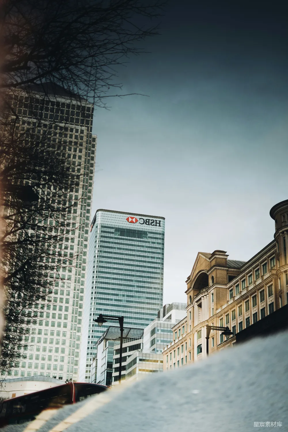 高清摄影  一座城市的高楼远景图