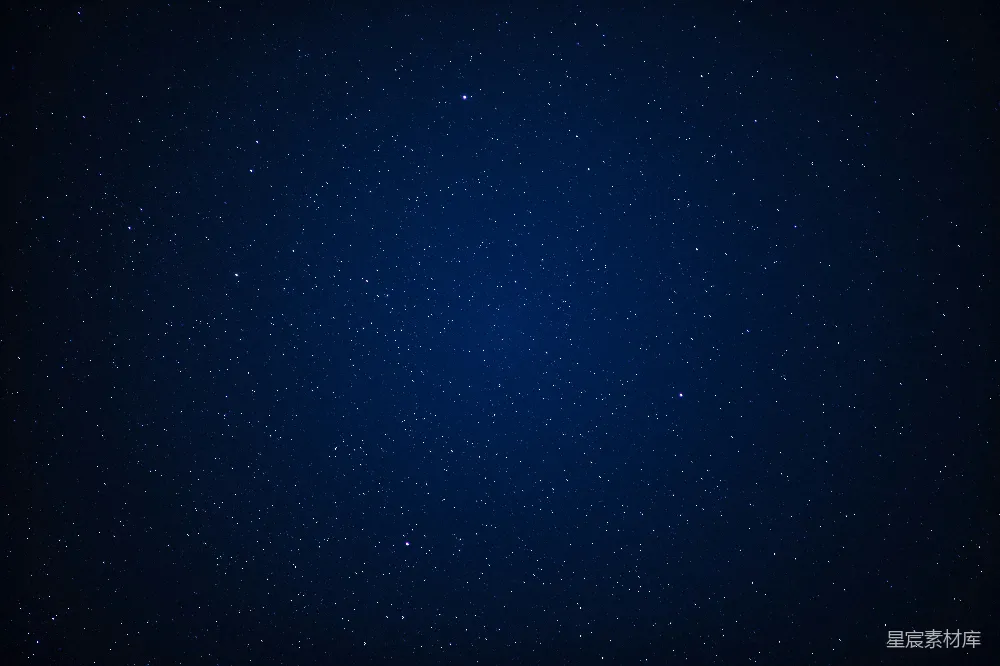 高清摄影  夜晚的黑白色星星
