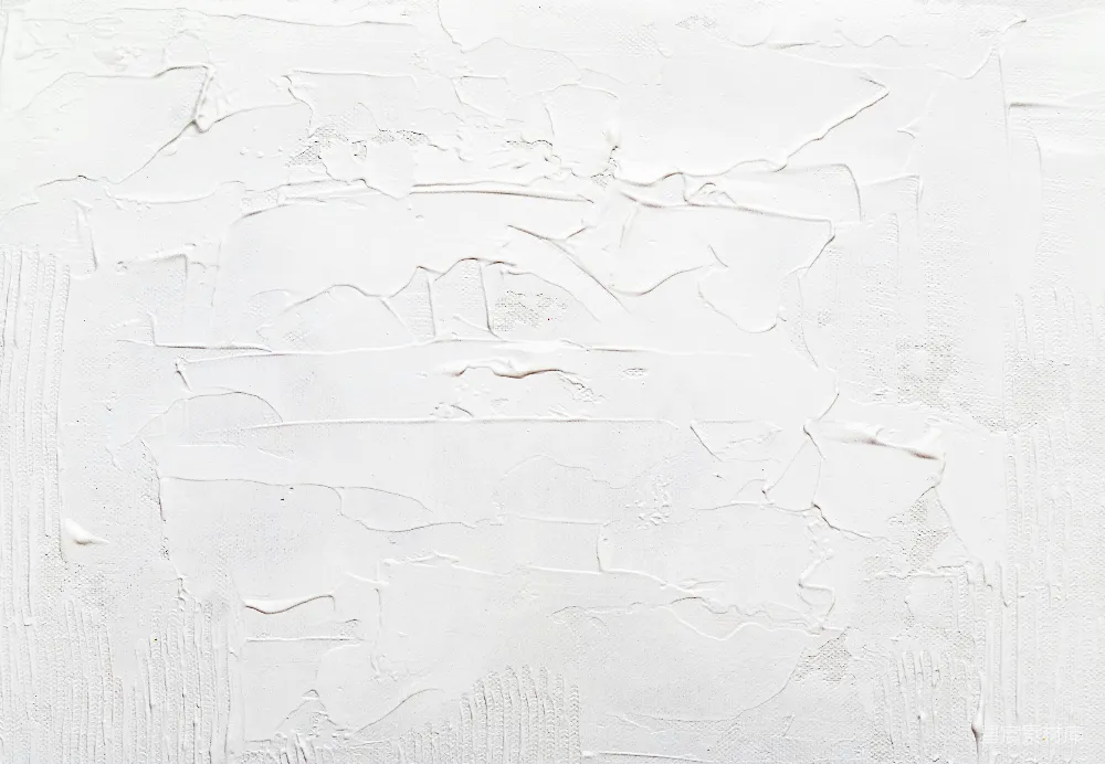 高清摄影  一堵白墙，上面有些白色油漆。
