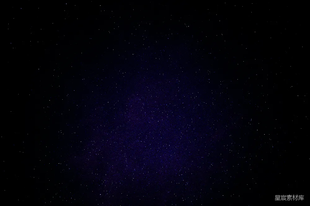 高清摄影  夜晚的蓝天上有星星。