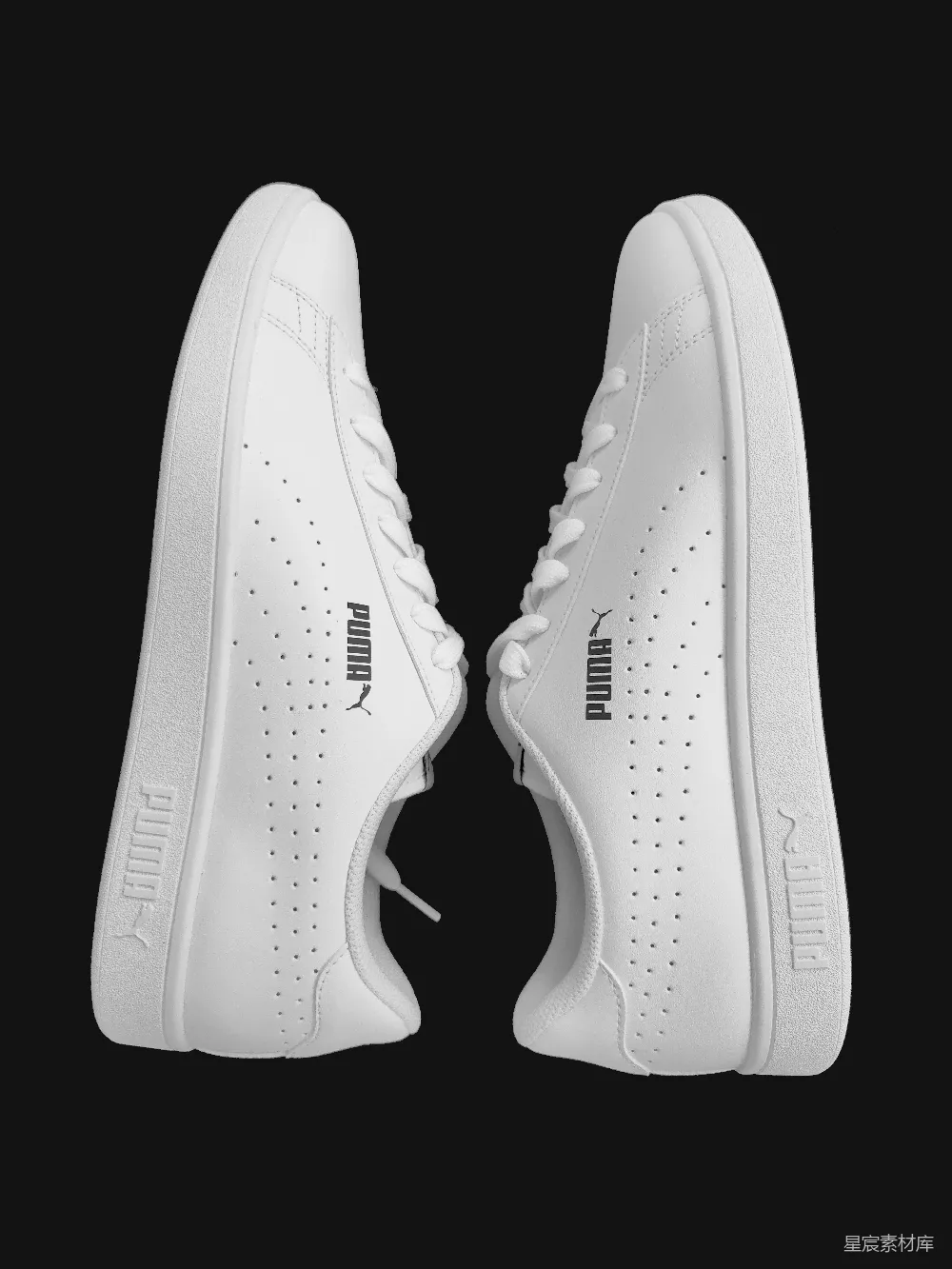 白色耐克 Air Force 1 运动鞋
