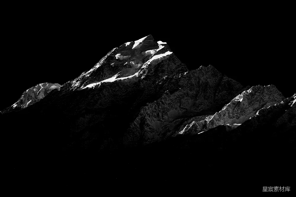 高清摄影  一座雪山