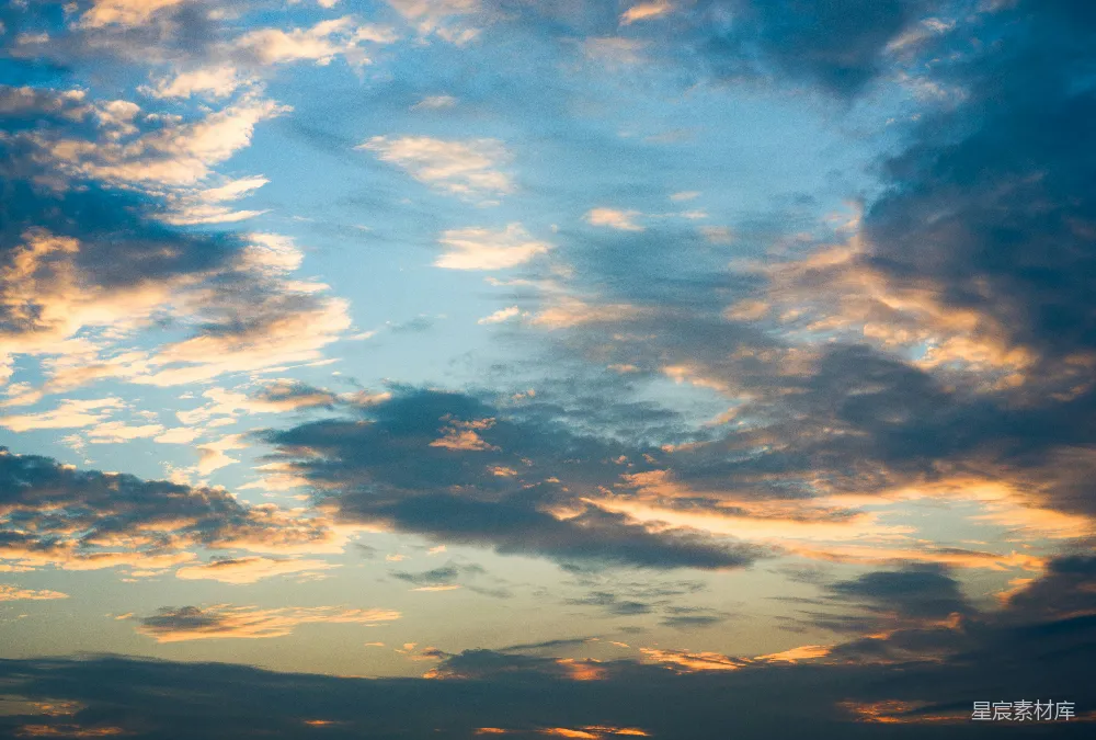 高清摄影 自然 一架飞机在夕阳下飞翔