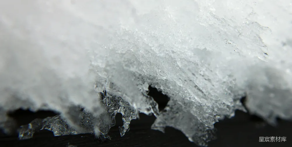 高清摄影  一张冰的特写照片