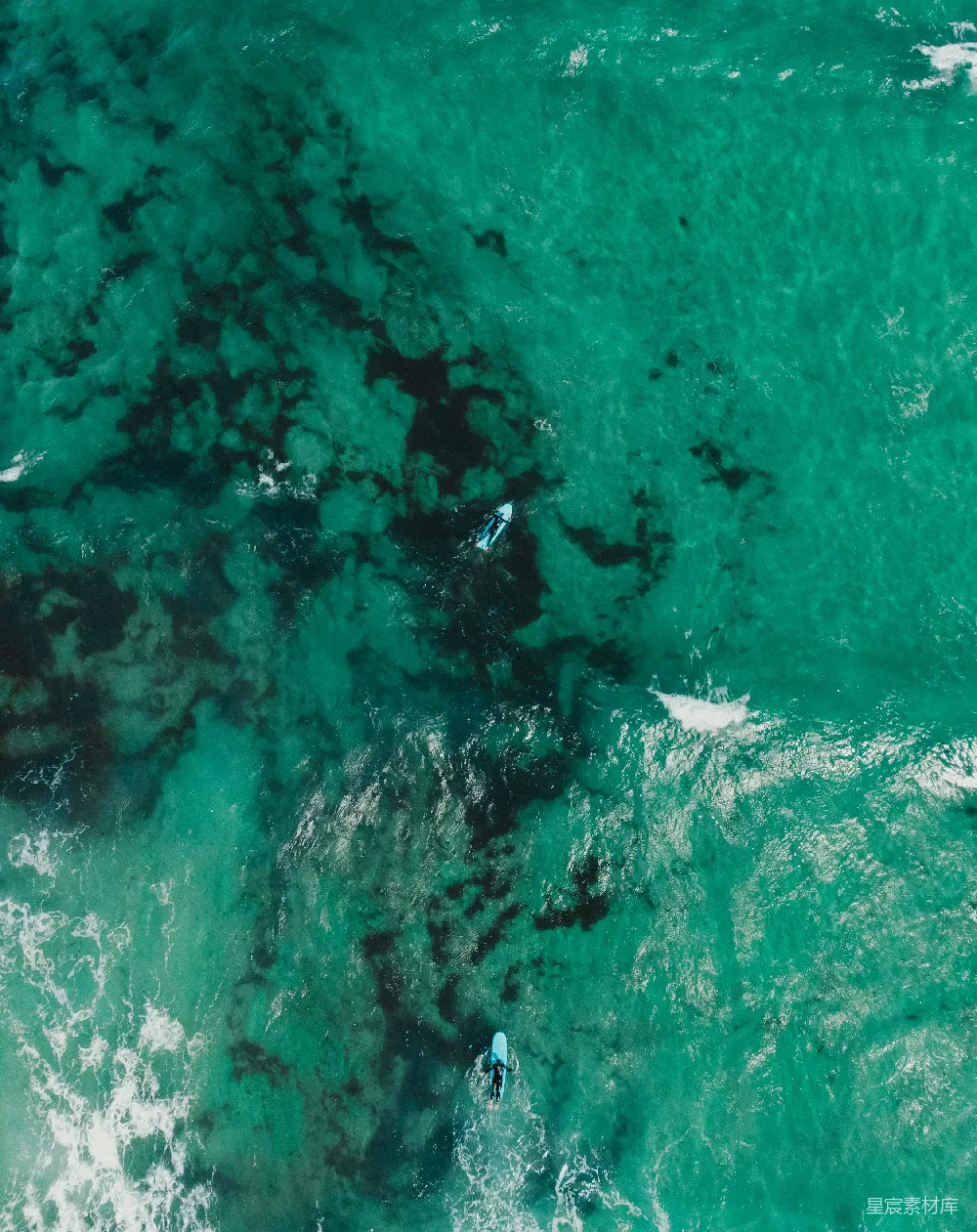 几人坐在冲浪板上在海边 surfing