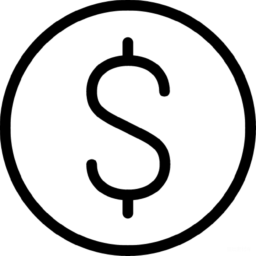 元素素材 美元