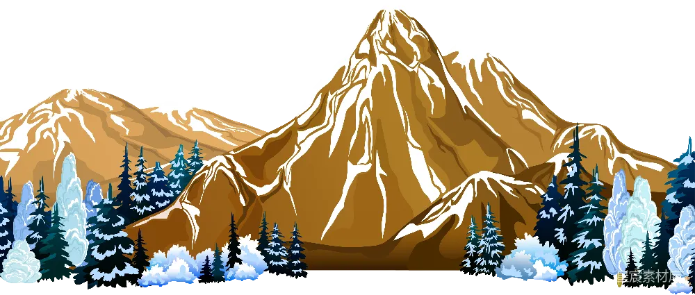 元素素材 山