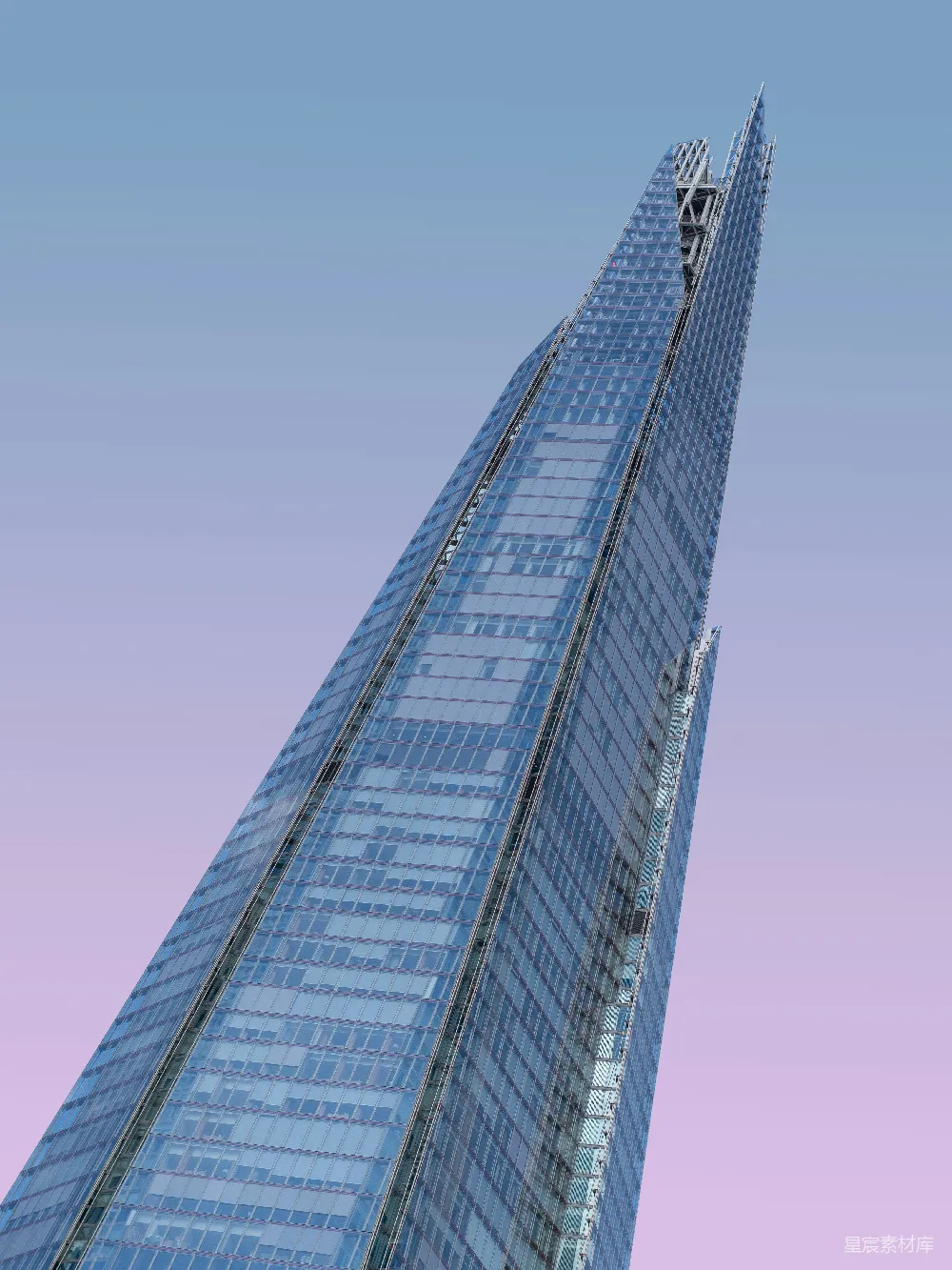 高层建筑的低角度摄影