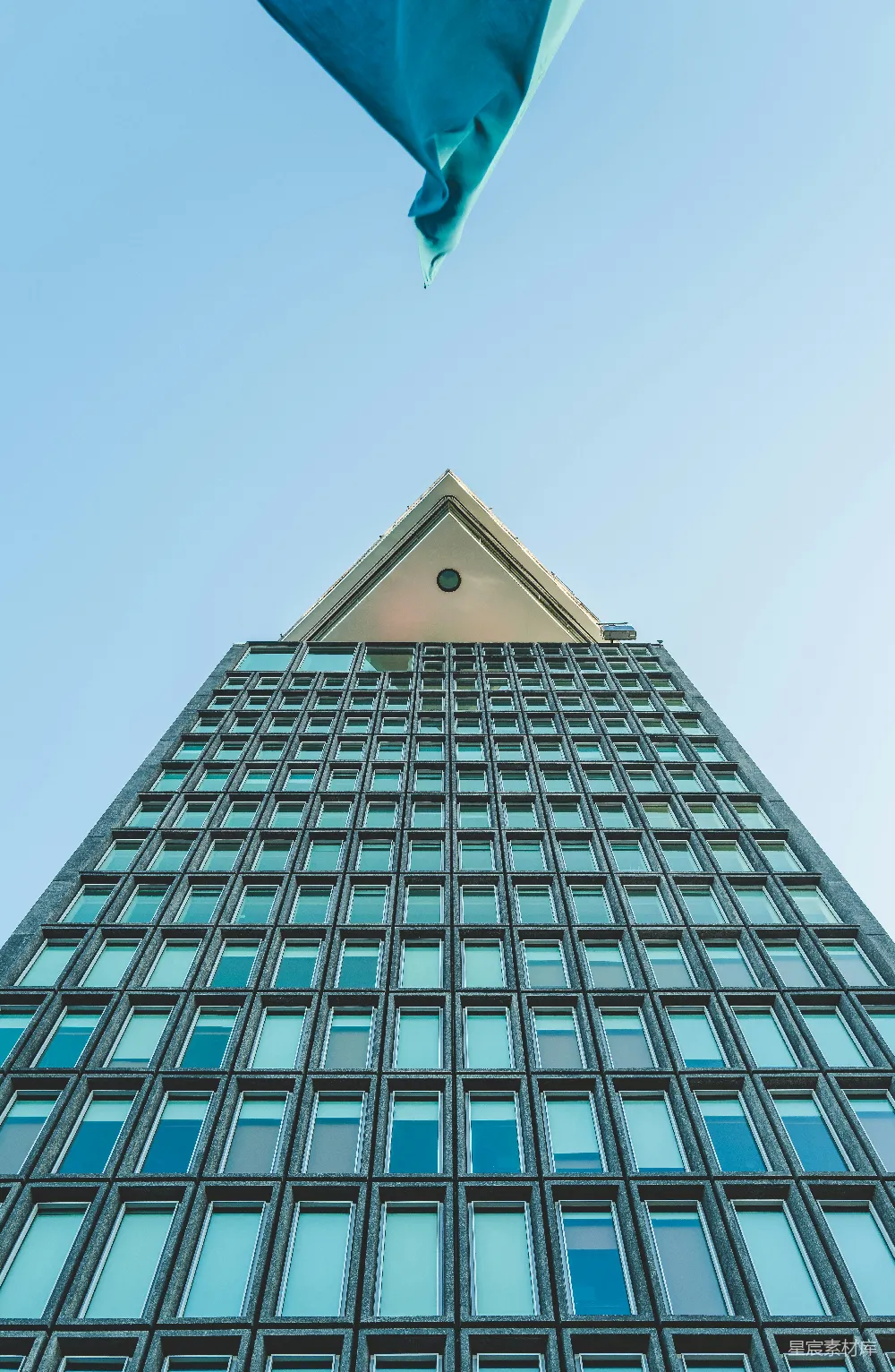 蓝色的建筑