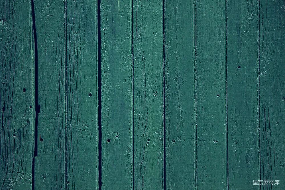 高清摄影  白天的绿色木墙