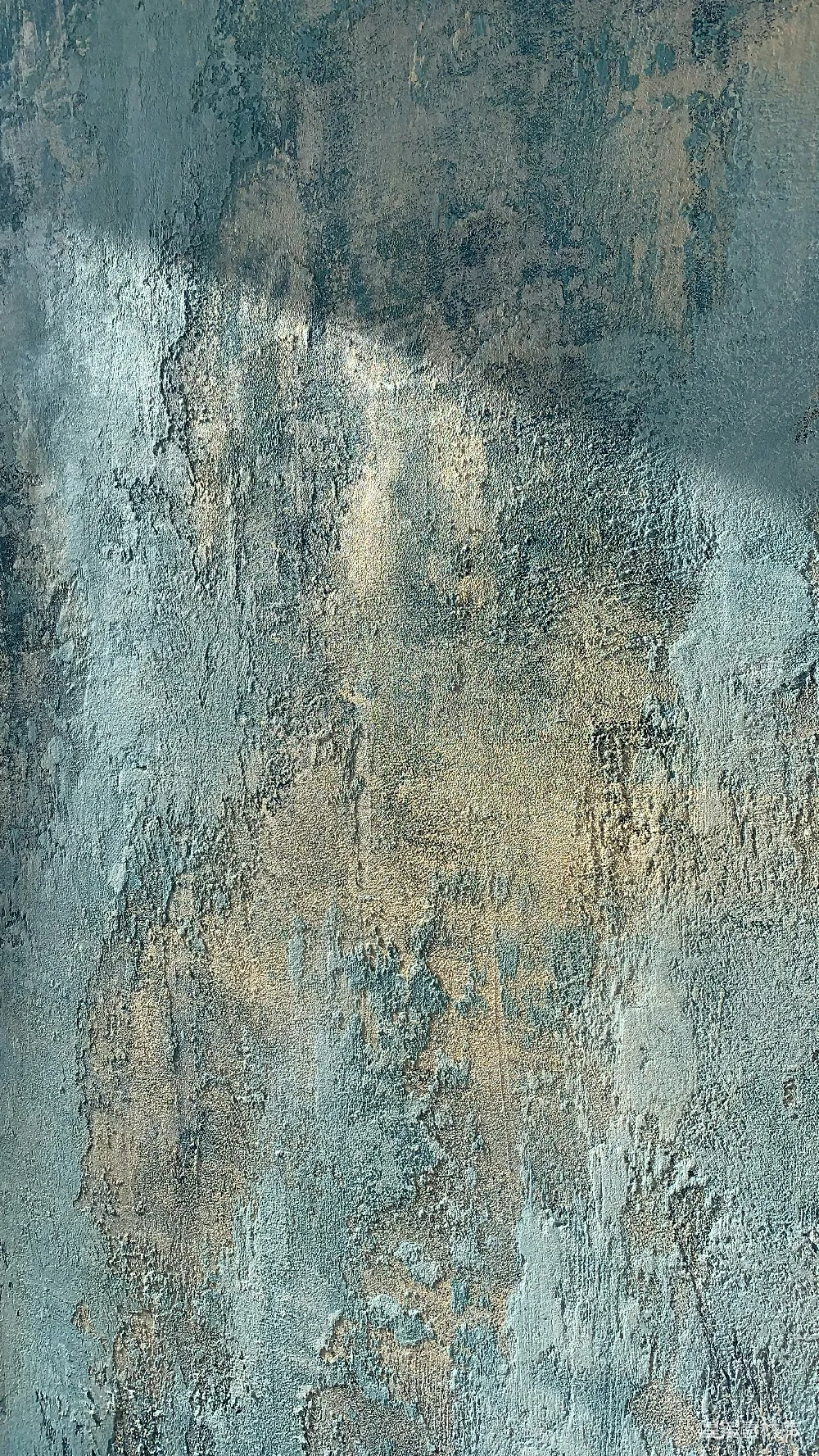 高清摄影  蓝白和棕色抽象画