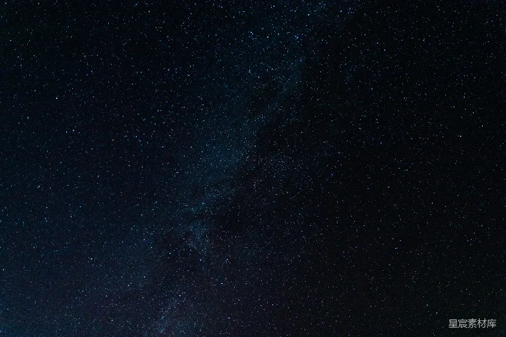 高清摄影  黑白星空夜景