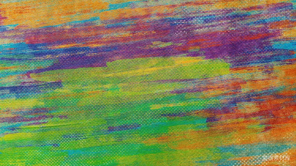 高清摄影  一幅多彩背景的画作