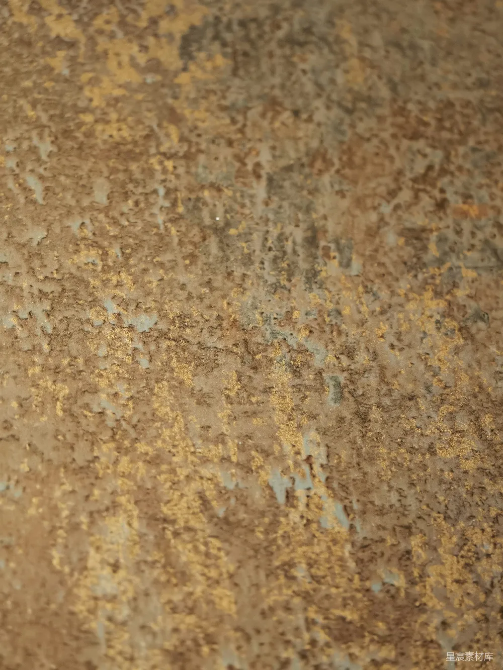 高清摄影  棕橙色锈迹斑斑的金属纹理背景。