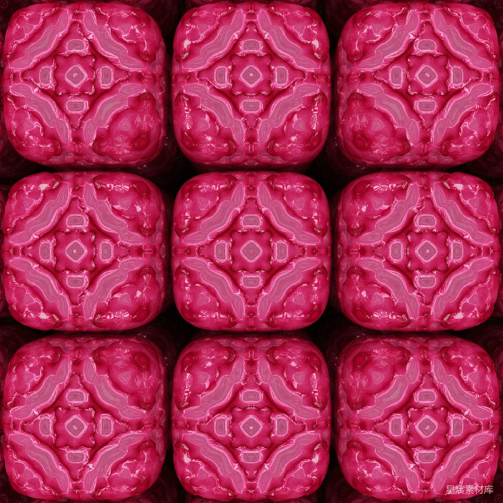 高清摄影  一个粉红色物体的特写视图