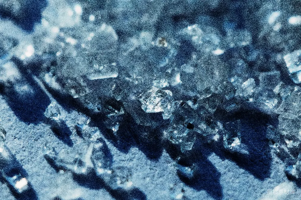 灰表面上的水滴
