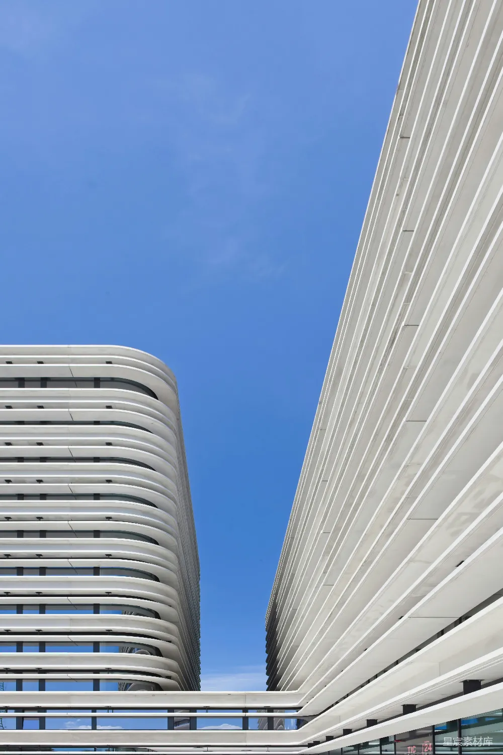 高清摄影  白色混凝土建筑