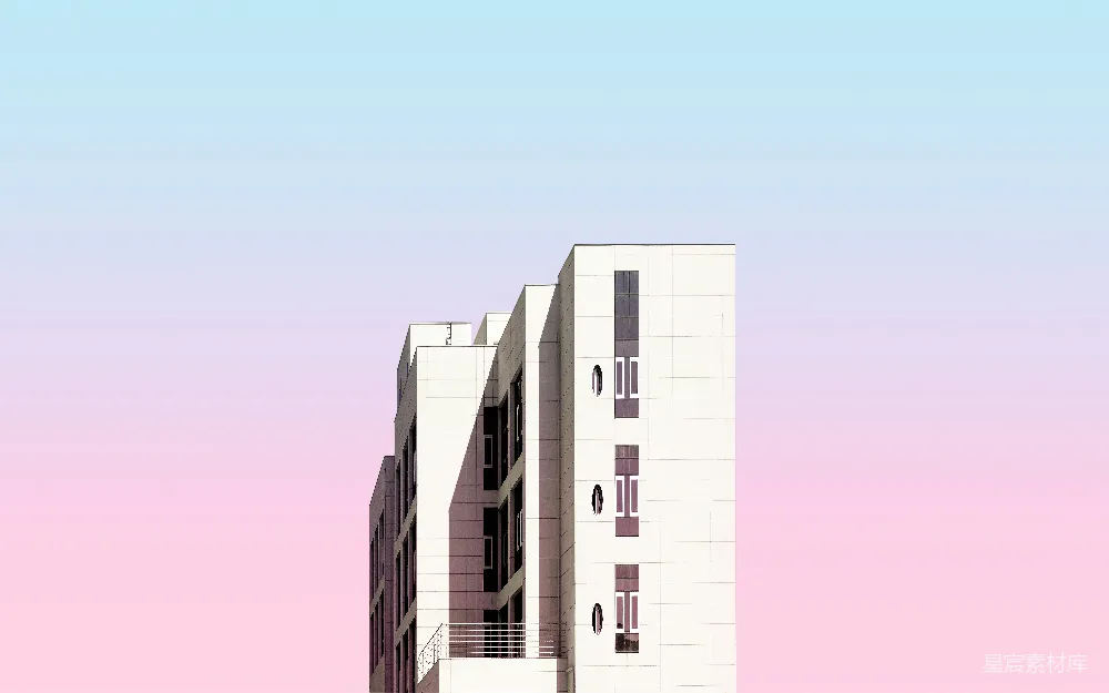 高清摄影 实验性 壁纸 白色和粉色混凝土建筑